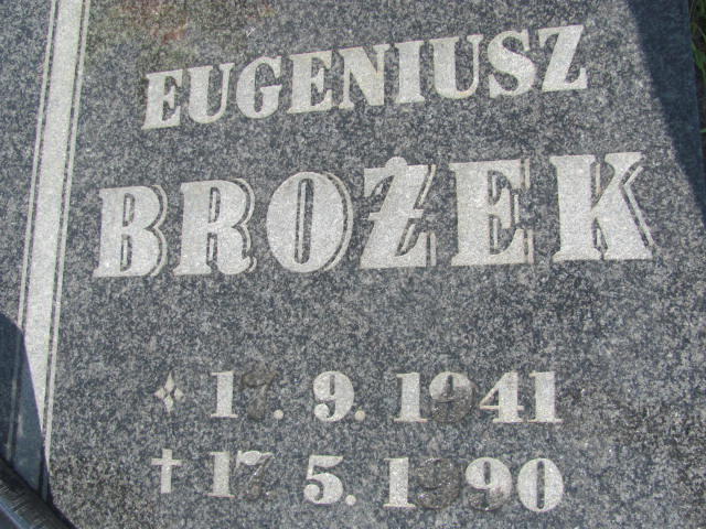 Eugeniusz Brożek 1941 Kędzierzyn - Koźle - Grobonet - Wyszukiwarka osób pochowanych