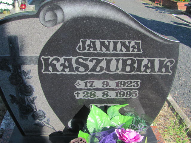 Janina Kaszubiak 1923 Kędzierzyn - Koźle - Grobonet - Wyszukiwarka osób pochowanych