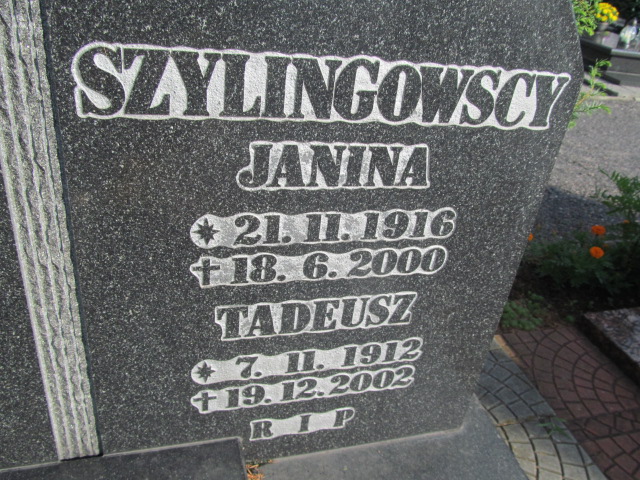 Janina Szylingowska 1916 Kędzierzyn - Koźle - Grobonet - Wyszukiwarka osób pochowanych