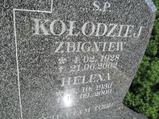 Helena Kołodziej 1930 Kędzierzyn - Koźle - Grobonet - Wyszukiwarka osób pochowanych