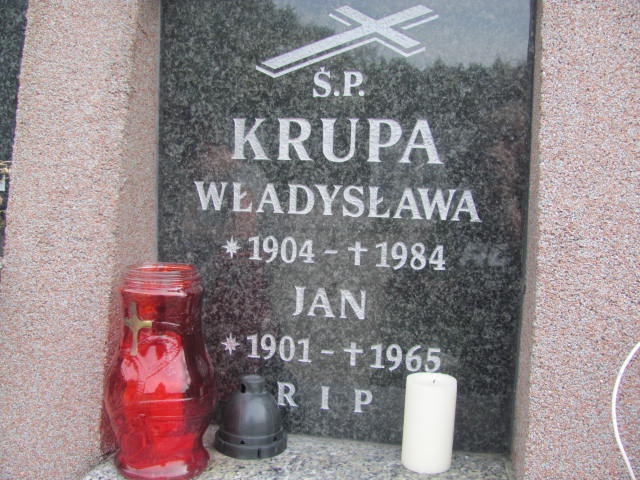 Władysława Krupa 1904 Kędzierzyn - Koźle - Grobonet - Wyszukiwarka osób pochowanych