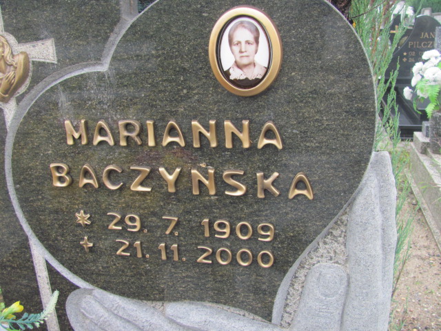 Marianna Baczyńska 1909 Kędzierzyn - Koźle - Grobonet - Wyszukiwarka osób pochowanych