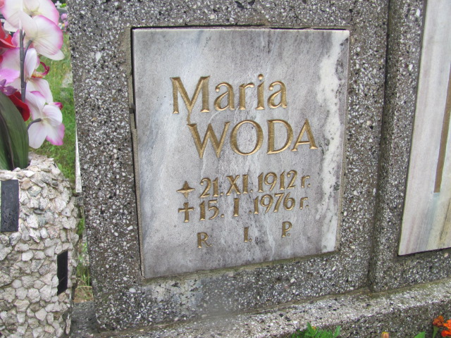 Maria Woda 1912 Kędzierzyn - Koźle - Grobonet - Wyszukiwarka osób pochowanych