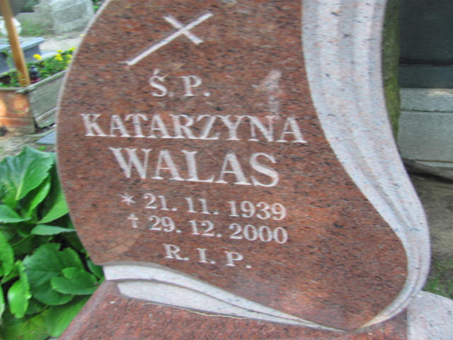 Katarzyna Walas 1939 Kędzierzyn - Koźle - Grobonet - Wyszukiwarka osób pochowanych