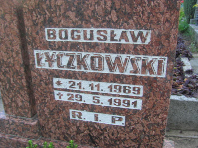 Bogusław Łyczkowski 1969 Kędzierzyn - Koźle - Grobonet - Wyszukiwarka osób pochowanych